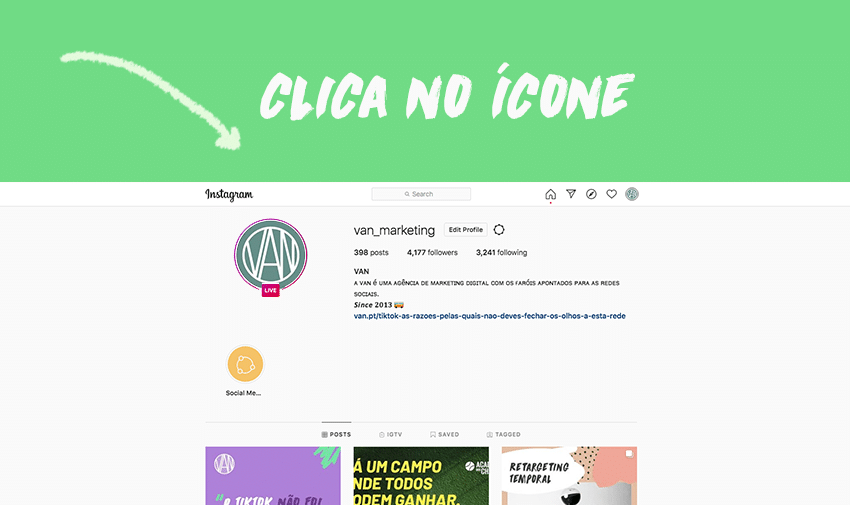 #1 - Clica no ícone